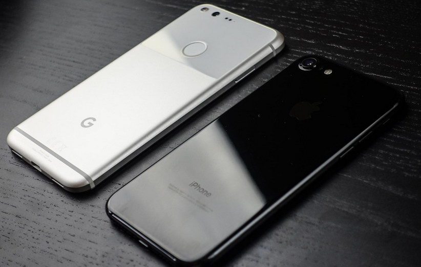 google pixel iphone 7