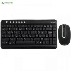 کیبورد و ماوس ای فورتک مدل 7600N A4Tech 7600N Keyboard And Mouse - 0