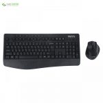 کیبورد و ماوس بی‌سیم تسکو مدل TKM 7110W Tsco TKM 7110W Wireless Keyboard and Mouse - 0