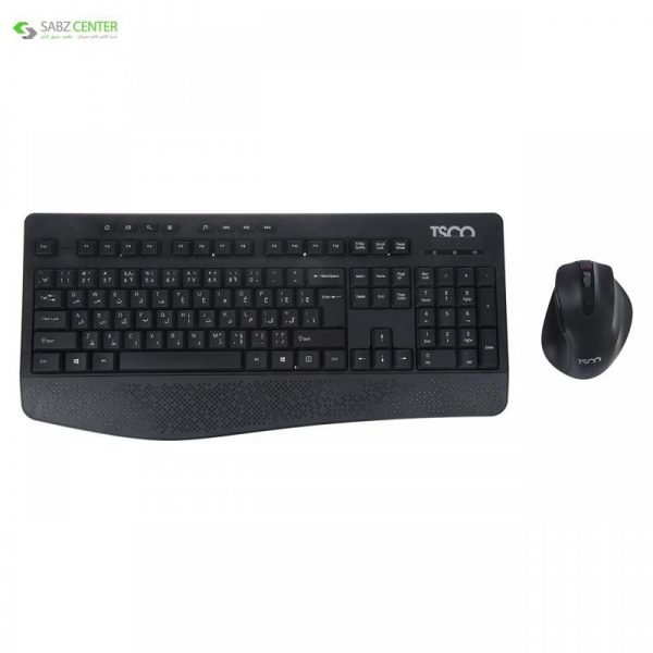 کیبورد و ماوس بی‌سیم تسکو مدل TKM 7110W Tsco TKM 7110W Wireless Keyboard and Mouse - 0