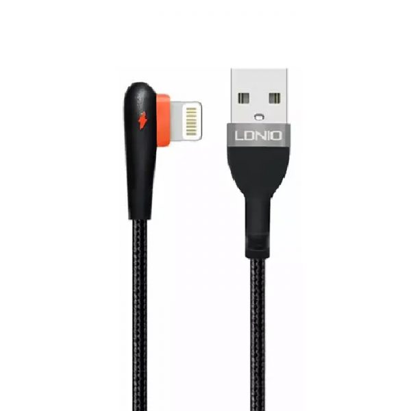 کابل لایتنینگ الدینیو LDNIO LS561 Lightning 90 Angle Elbow Data Cable