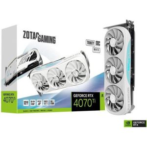 کارت گرافیک ZOTAC RTX 4070TI TRINITY OC WHITE 12G + گارانتی اصلی