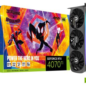 کارت گرافیک ZOTAC RTX 4070 AMP SPIDER-MAN 12G + گارانتی اصلی