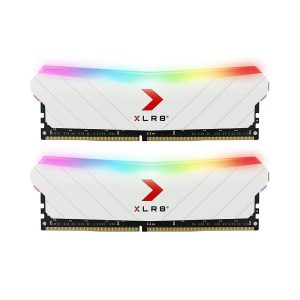 رم پی ان وای مدل RAM PNY 32G 3200 DDR4 XLR8 RGB WHITE (16GB x 2)