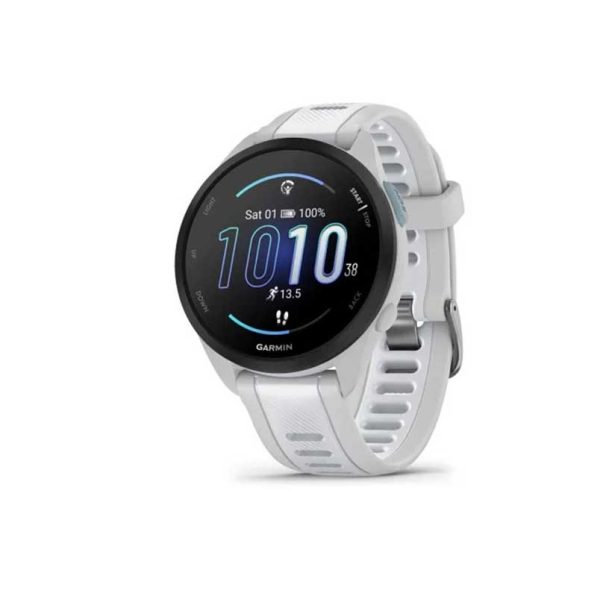 ساعت هوشمند گارمین Garmin Forerunner 165 music mist grey/whitestone